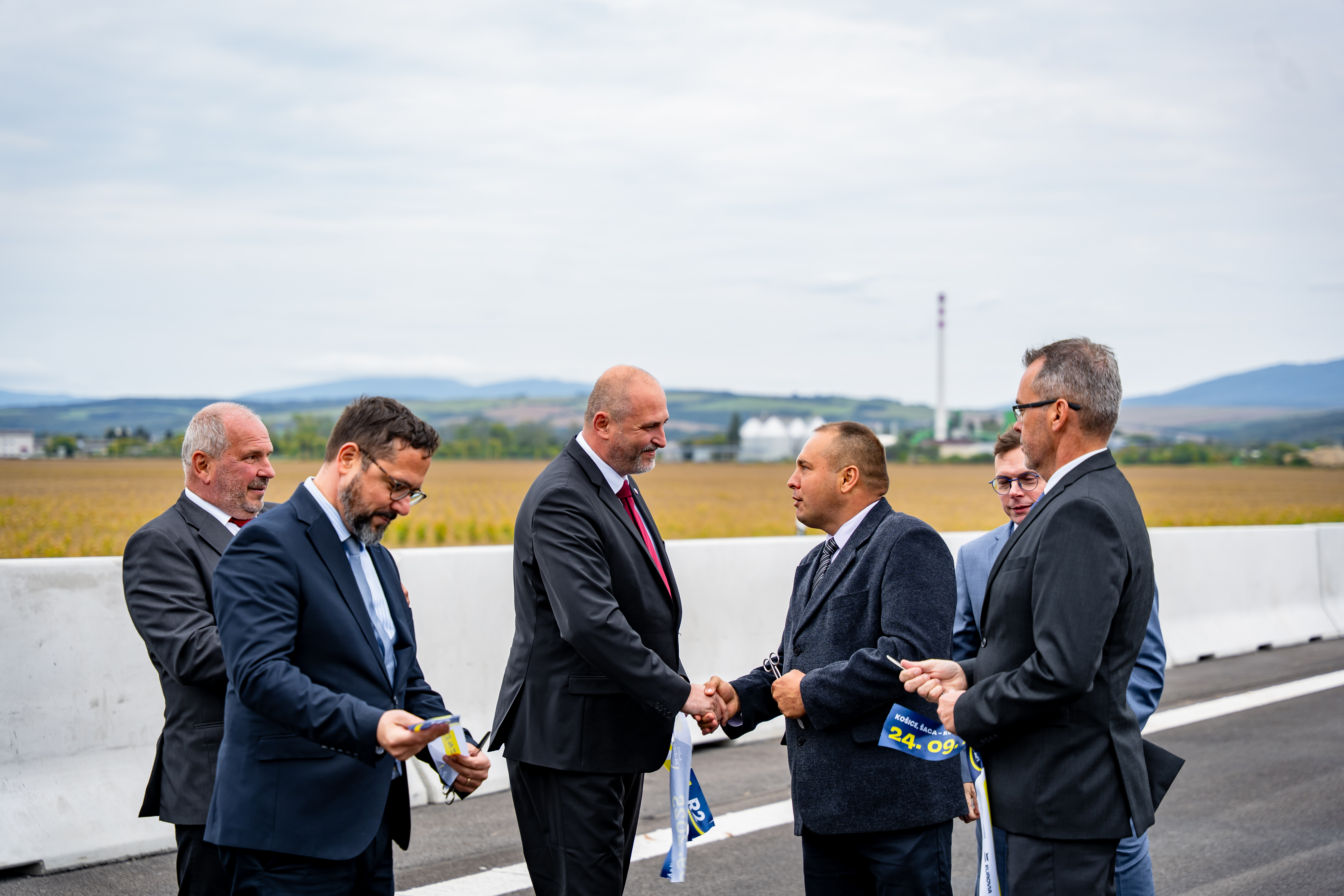 Slavnostne otvorenia useku rychlostnej cesty R2 Kosice, Saca  Kosicke Olsany II. usek -51